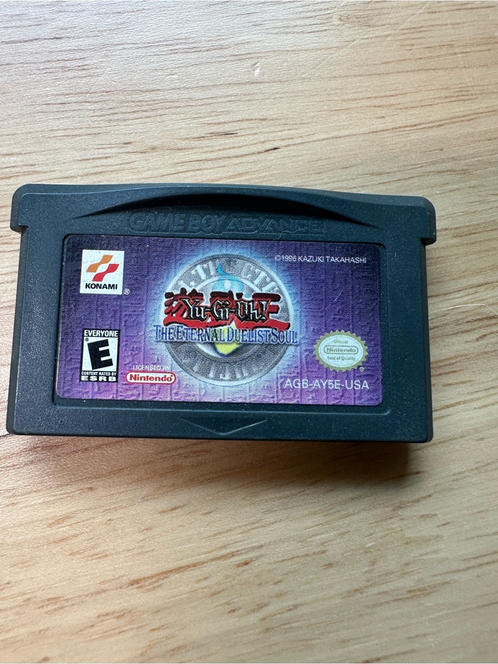 Nintendo Game Boy Advance Cartridge -Yu-Gi-Oh